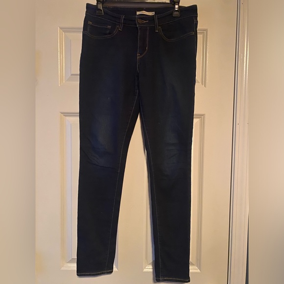 Levi’s 711 Skinny Dark Jeans, size 30 - Picture 2 of 9